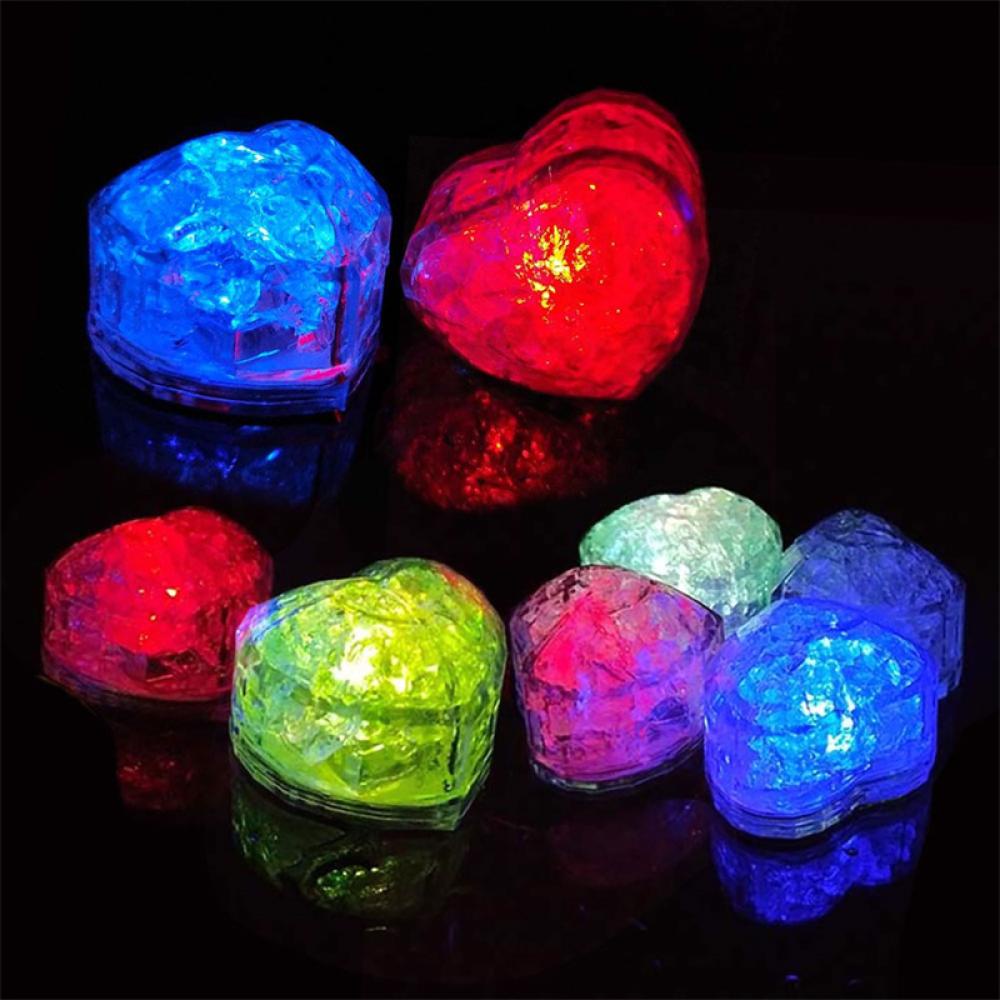 Timekey Multi Color Luminous LED Es Batu Glowing Party Bar Flash Neon Cup Dekorasi Natal Decor Lampu Induksi D4N1
