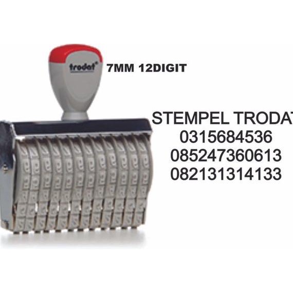 

Terlaris stempel angka stempel trodat 15712 Termurah