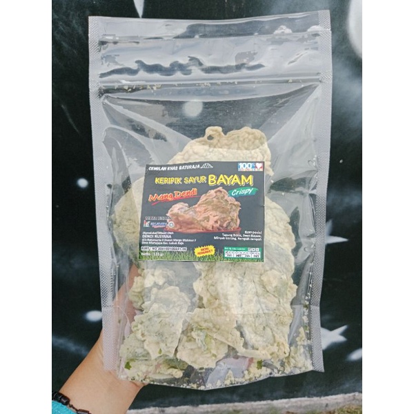 

Keripik Sayur Bayam Crispy Mang Dendi