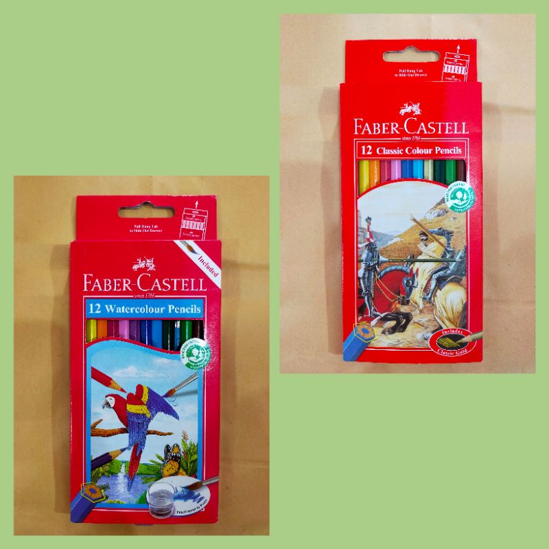 

Pensil Warna Faber Castell isi 12 Warna Ukuran Panjang