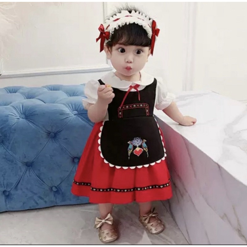 dress baby germany bavarian traditional | kostum jerman anak bayi perempuan