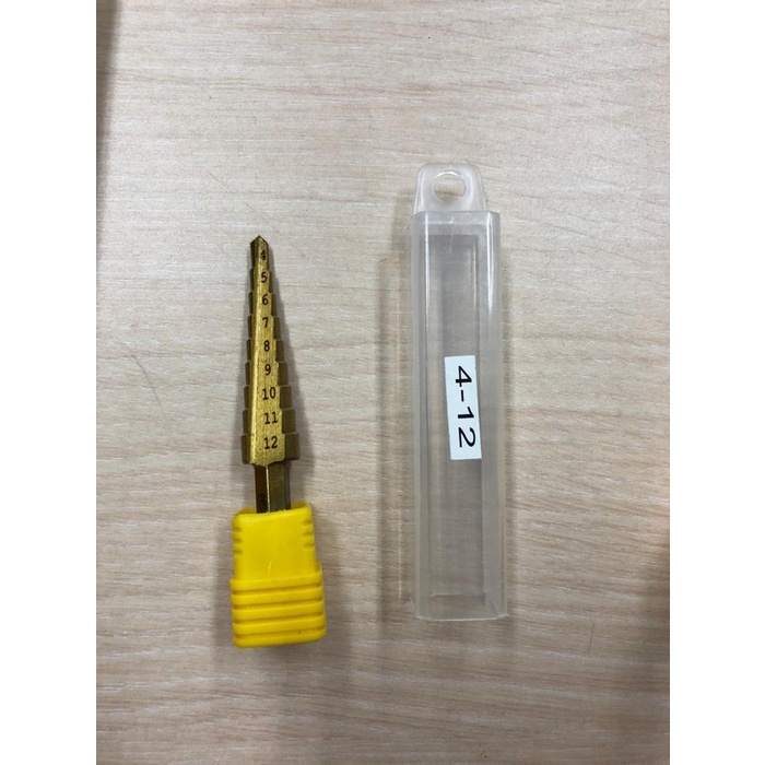 Mata Bor Multi Step Pagoda 4-12 mm| Step Drill Bits Size Ukuran 4-12mm