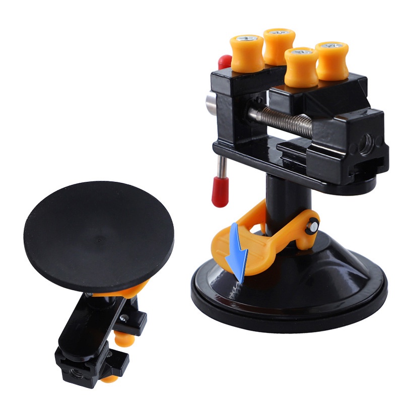 Klem Catok Meja Mini Portable Untuk Pekerjaan Kecil Hobi Perhiasan Diy Craft Repair Tool Work Table Bench Vise Tool Vice