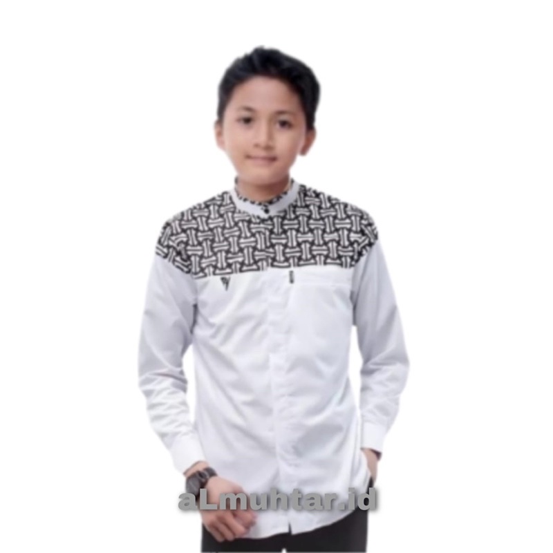 BAJU KOKO ANAK REMAJA USIA 7-15 TAHUN // KEMEJA ANAK LENGAN PANJANG