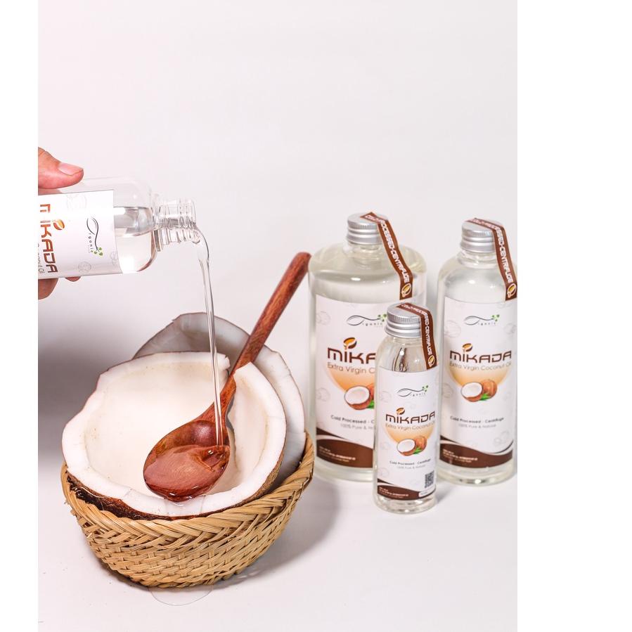 

SALE!!VCO Extra Virgin Coconut Oil Organic Minyak Kelapa Murni MIKADA VCO 1000 ml 1 liter Keto|KD1