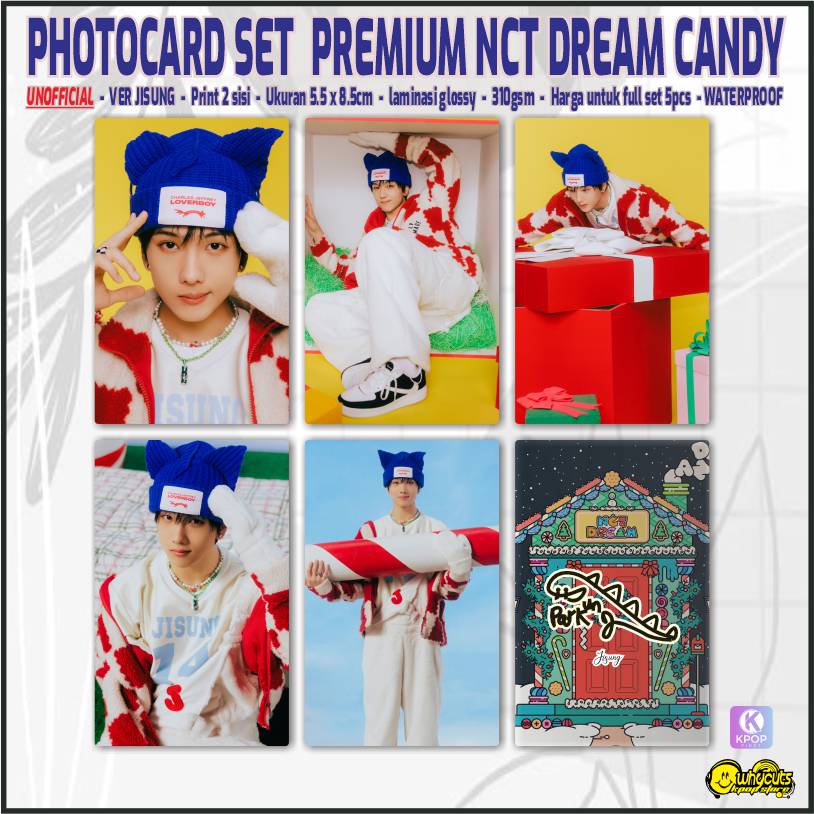 Unofficial Photocard Set Premium NCT DREAM CANDY Edisi Member