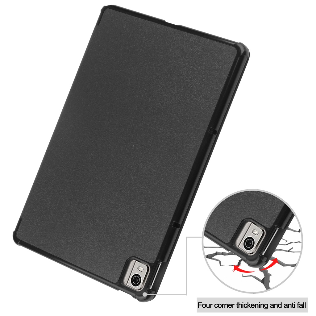 Untuk Nokia T21 (2022) 10.4 &quot;TA-1495 TA-1521 TA-1505 TA-1487 Tablet Perlindungan Case Fashion Tri-fold Custer Flip Stand Casing Kualitas Tinggi Warna Solid Holder PU Leather Cover