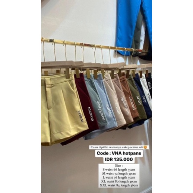 VNA short pants premium bkk / celana import bangkok