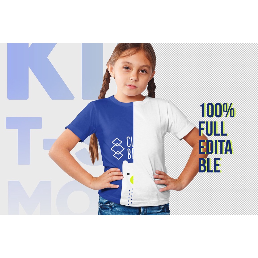 Kids Girl T-Shirt Mockups Vol2 Part 1