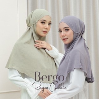 Bergo Airflow Crinkle Cotton | Bergo Instan Airflow Premium