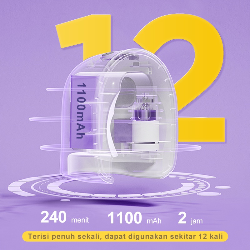 AmazeFan pompa asi handsfree pompa asi manual electric tanpa kabel handsfree breastpump 4mode dan12 tingkat penyesuaian kekuatan alat pompa asi mom uung yang dapat dipakai Diam Tanpa rasa sakit Meningkatkan produksi susu Anti-kebocoran dan aliran balik