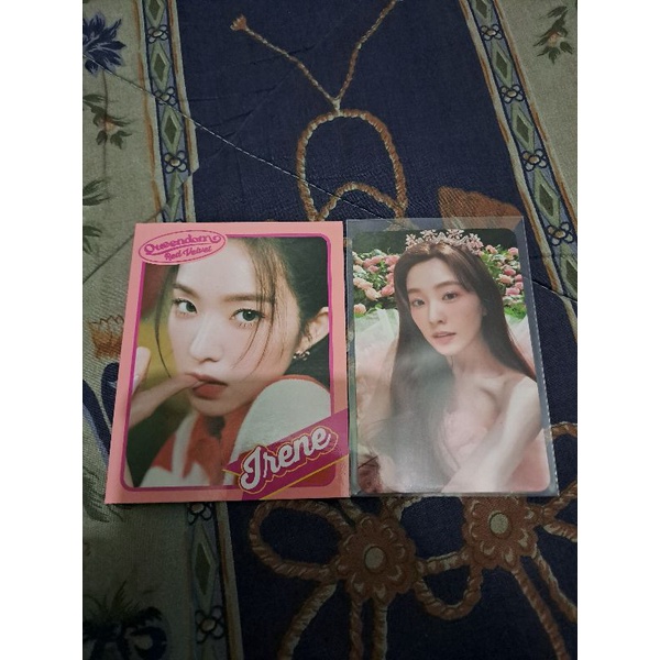 (pair) photocard irene red velvet feel my rhythm pc irene wedding fmr official postcard irene queend
