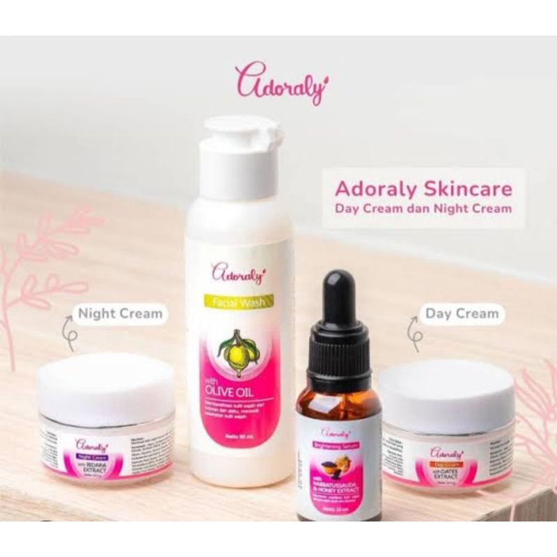 adoraly skincare bpom ori free sabun dua hati sabun akui dan pouch