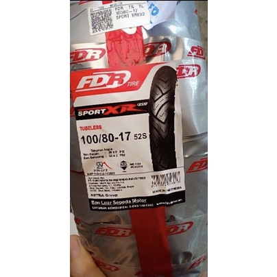 Ban FDR XR EVO 100/80 Ring 17 Tubeless
