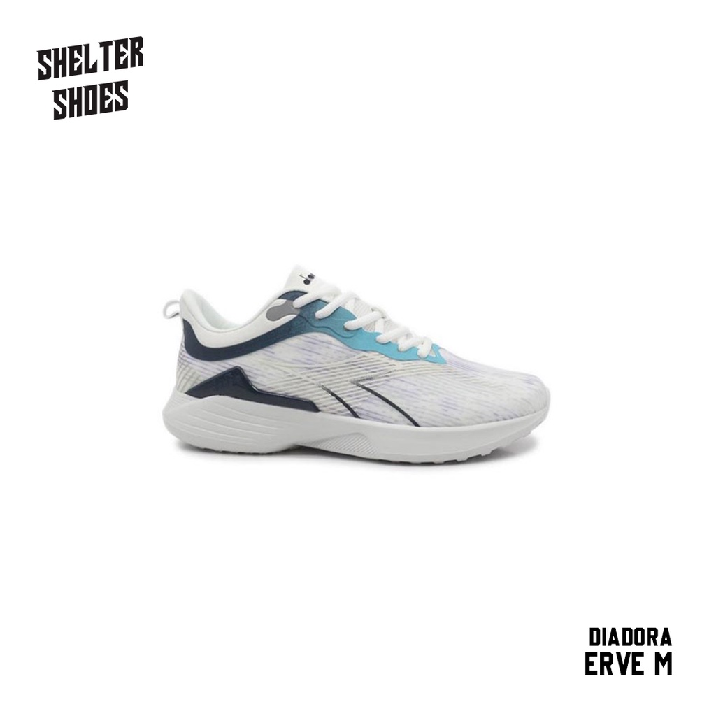 SEPATU DIADORA ERVE WHITE UNISEX EVO DUSTY PINK SNEAKERS RUNNING BNIB SALE DISKON