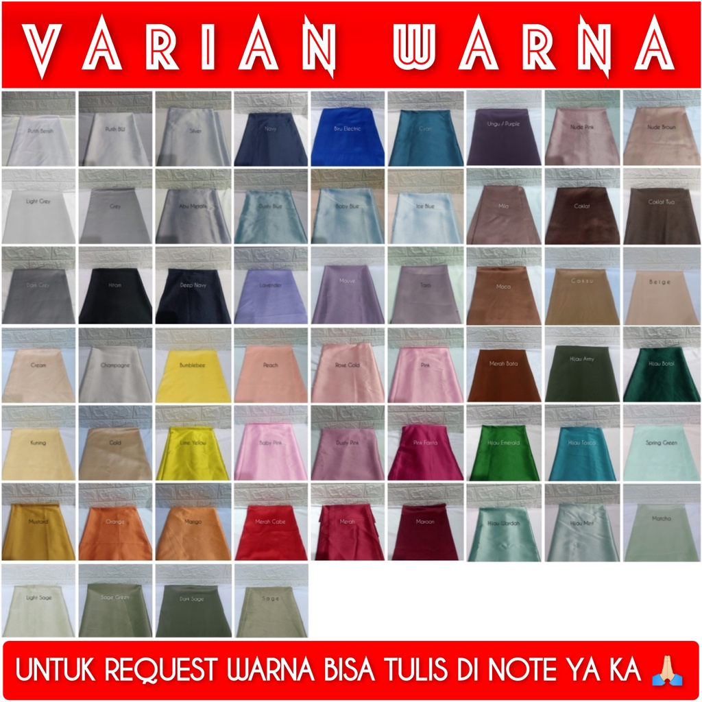 Wrap Skirt / Rok Lilit bawahan kebaya brokat | Wrap Skirt Satin Premium Free Ring Gesper utk kondangan akad nikah