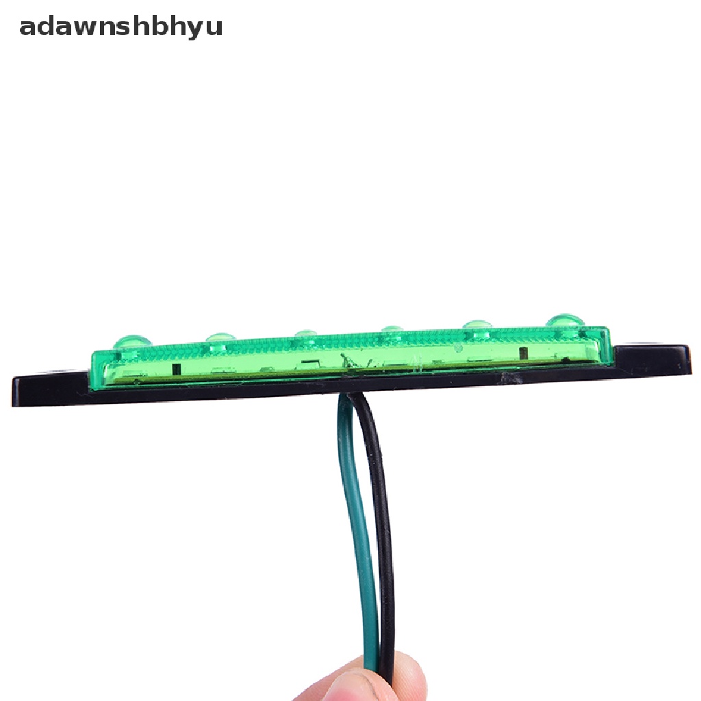 Adawnshbhyu 1PC 12V 6LEDS Lorry Side Marker Indicator Lampu Trailer Led Rendah Lampu Samping Belakang ID