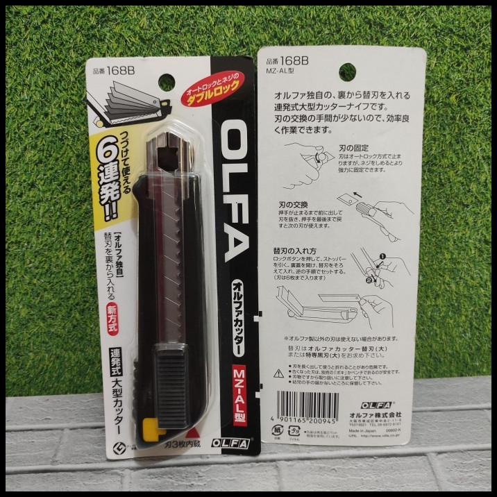 

Gagang Pisau Cuter Magazine Auto Lock Cutter Mz-Al 168B Olfa Japan