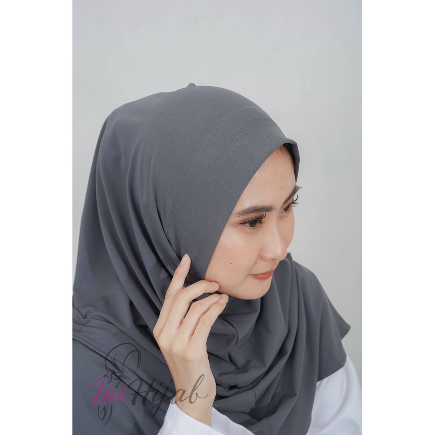 Ini Hijab - Khimar Daisy / Bergo Malay / Bergo Jersey Non Pad