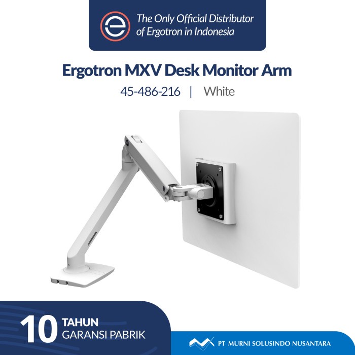 

ERGOTRON MXV DESK MONITOR ARM - WHITE (45-486-216)