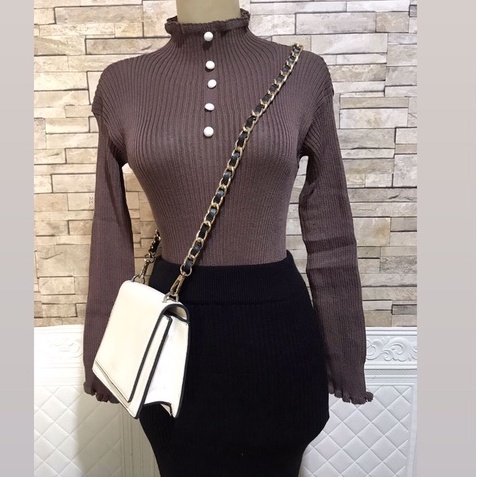 Turtleneck Tiara/Turtleeck wanita/iner tangan panjang