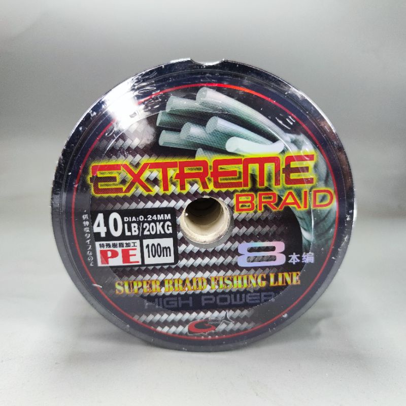 Benang PE EXTREME BRAID G-TECH X8 / 100m connecting