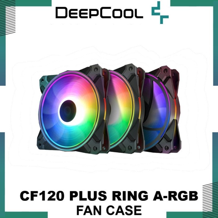 Deepcool Casing CF120 Plus Ring A-RGB 3x Fan Casing