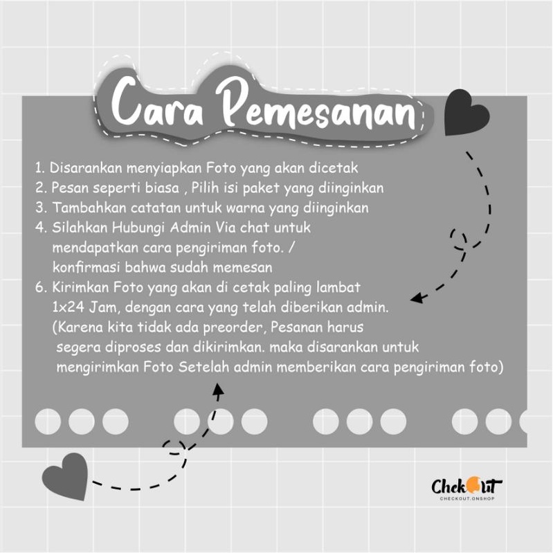 CETAK FOTO POLAROID 2R (6X9) Paket isi 100