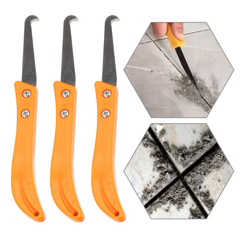 Alat Pembersih Celah Nat Lantai Tile Hook Knife Cleaning