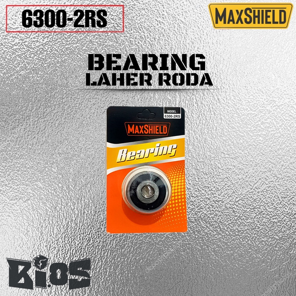 BEARING LAHER RODA 6300 6301 6302 TIPE (2RS) MERK MAXSHIELD