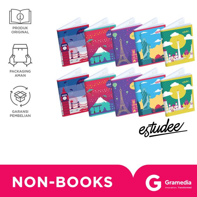 

ESTUDEE E BUKU TULIS KWARTO 58 TRAVEL ISI 10 gram33 Kualitas Baik