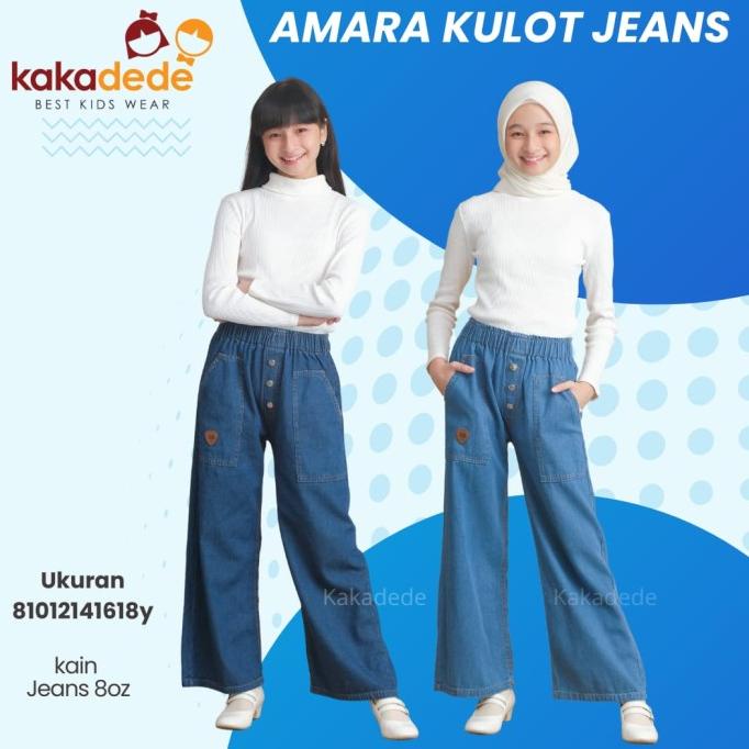 Kulot Jeans Anak/Tanggung/Remaja Kakadede
