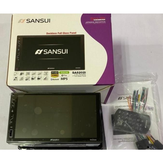 SANSUI SA 5202I HEAD UNIT DECKLESS MP5 7" INCH
