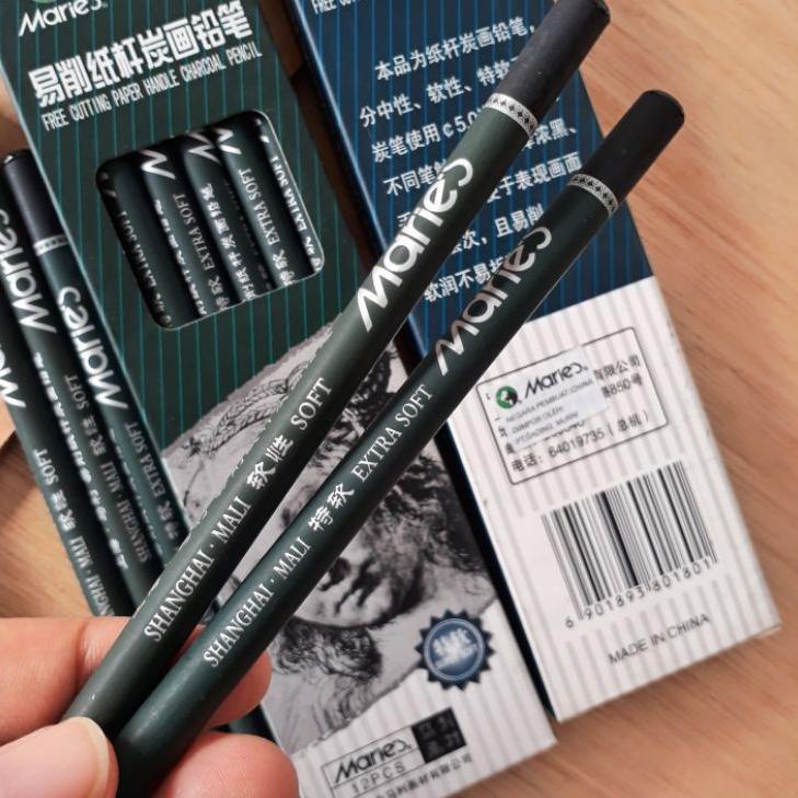 

➟ Pensil arang / pensil Charcoal Marie's ヨ