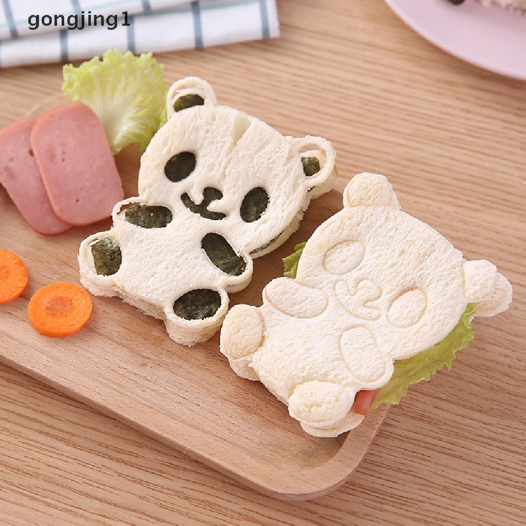 Ggg 1Set Cetakan Sandwich Mould Panda Dolphins Biskuit Embos Baking Pastry Cetakan Onigiri ID