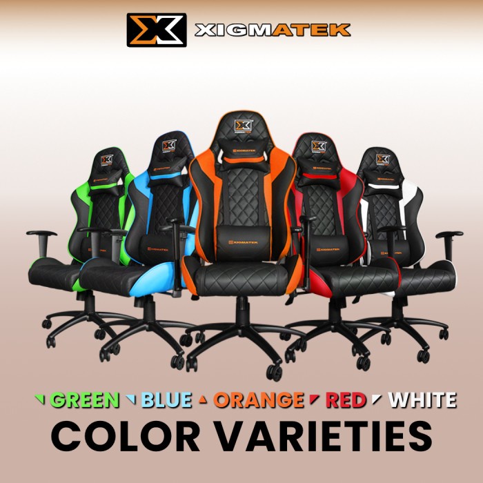 GAMING CHAIR / KURSI GAMING XIGMATEK HAIRPIN BLUE