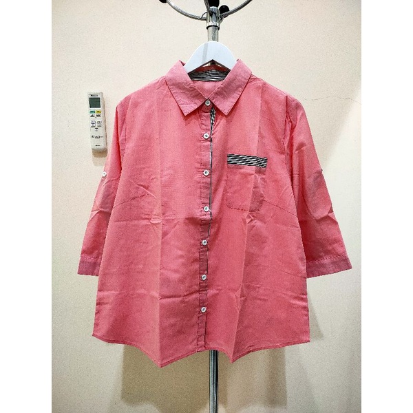 Preloved Kemeja Wanita Big Size Atasan Wanita Big Size Polos