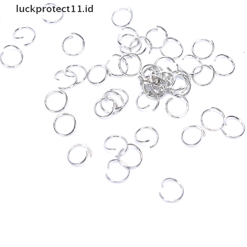 /Fashion Hot// Fashion// 150pcs Gantungan Kunci Dengan Rantai Split Jump Rings with Screw Eye Pins DIY Keychain.