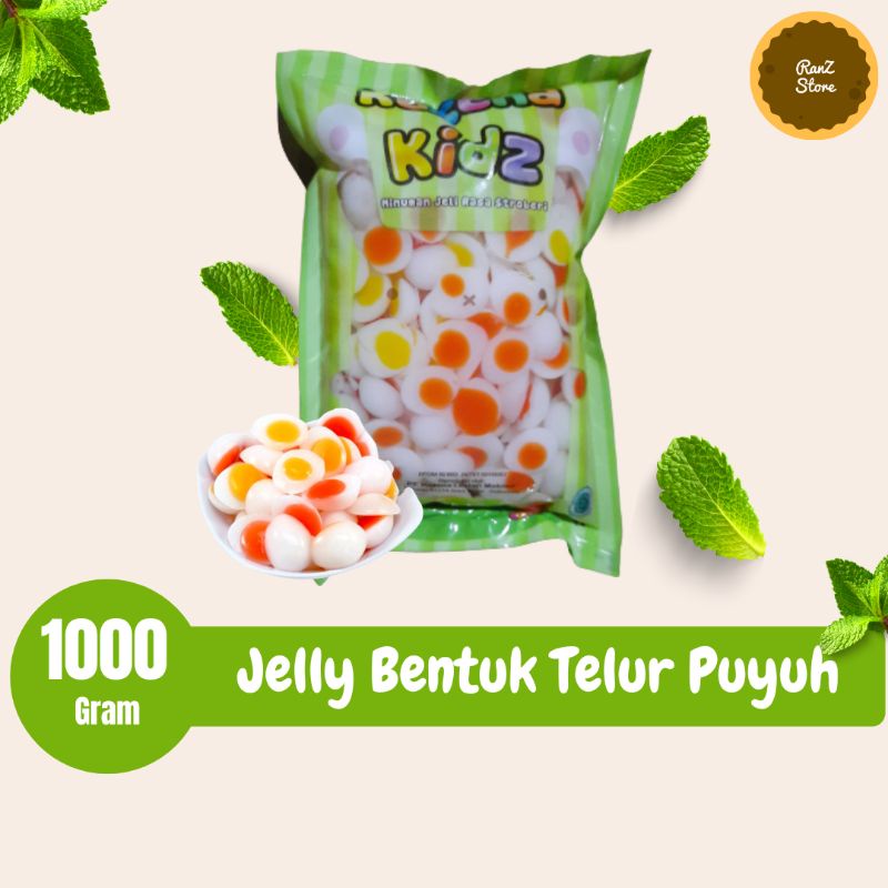 

Jelly bentuk telur puyuh 1 kg