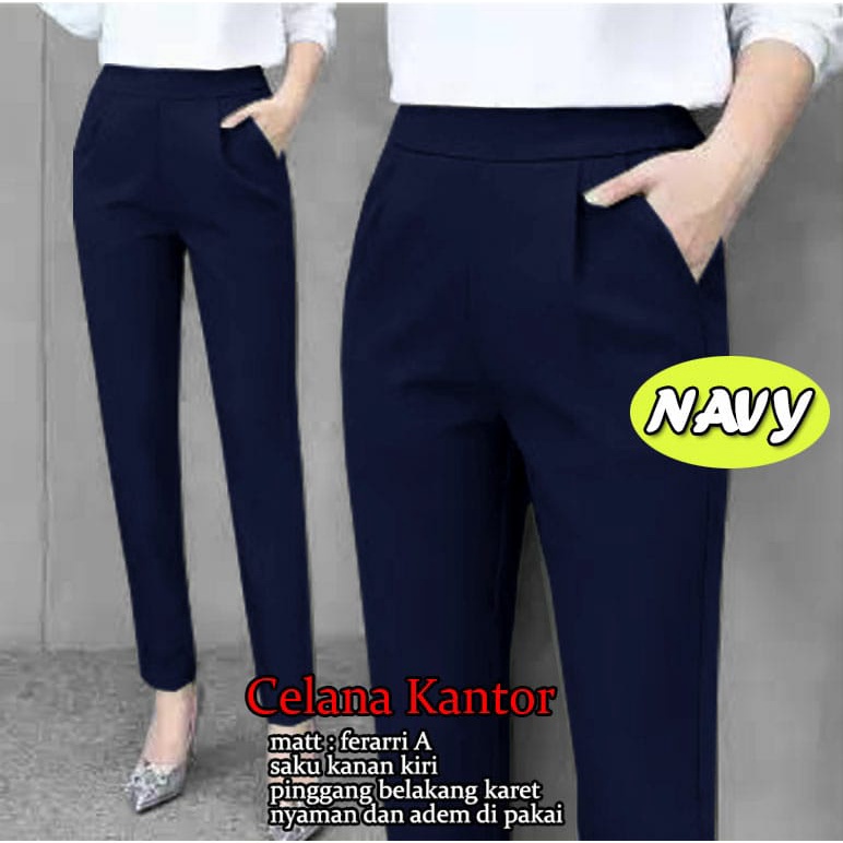 PIK - Celana Kantor Wanita L (53434), XL (56340), XXL (59284) / Celana Wanita/ Celana Panjang Wanita/ Celana Kantor Wanita