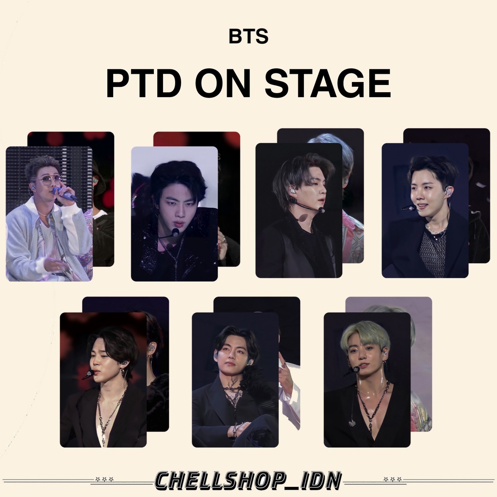 PHOTOCARD BTS PERMISSION TO DANCE ON STAGE