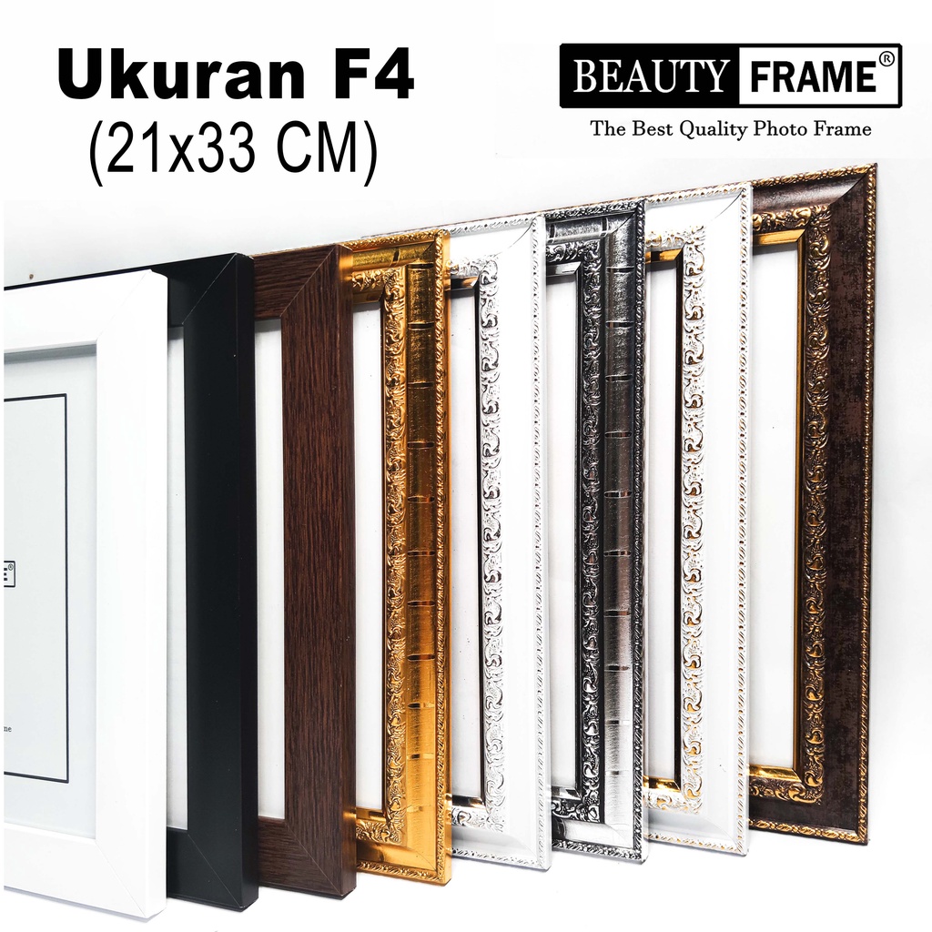 BEAUTY FRAME BINGKAI FOTO UKURAN F4 21x33CM FOLIO COCOK PIAGAM SERTIFIKAT