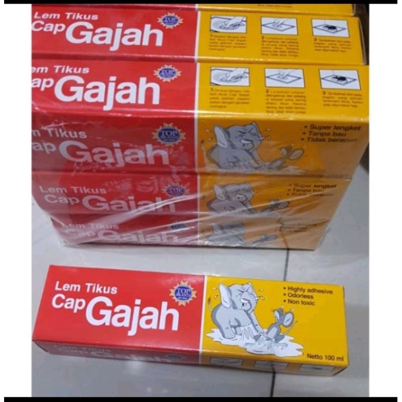 LEM TIKUS CAP GAJAH TUBE 100GRM (BOK)