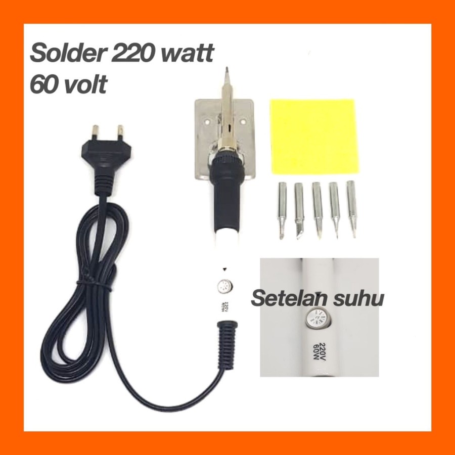 SOLDER TANGAN / SOLDERING IRON 60 WATT