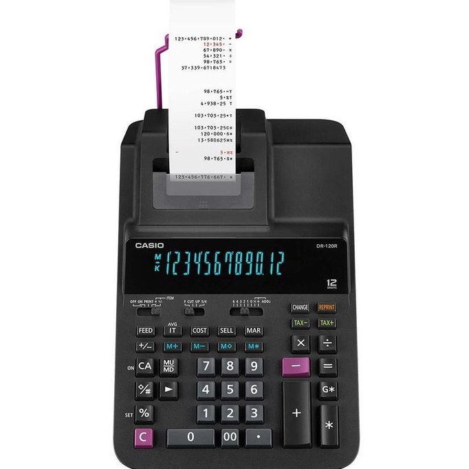 

Casio Calculator DR 120 R / Calculator Printing