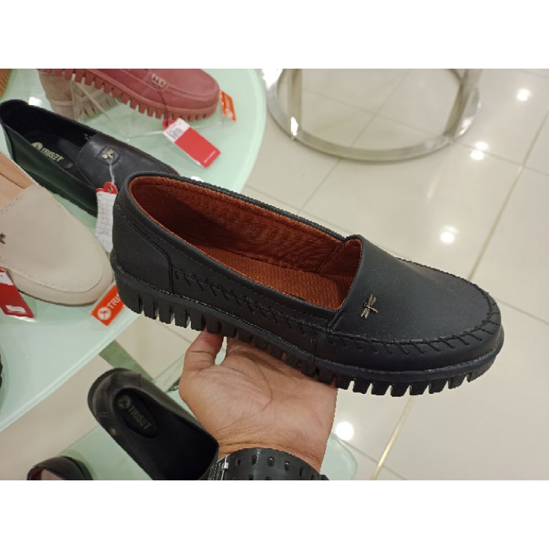 Triset Sepatu Flat wanita/Triset sepatu slip on wanita/Triset Sepatu loafers wanita TF430130301