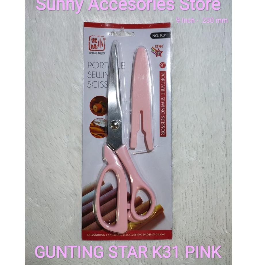 

[M-U4U] ✔] Gunting Kain Star K31 - K30 Original Product *Warna Random*-pasti dikirim