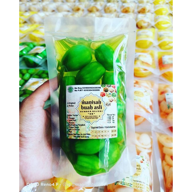 

Manisan Buah Kedondong Bangkok Tanpa Biji Kemasan 300 Gram Original Cocok Dijual Lagi