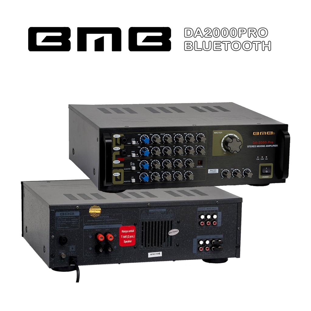 BMB DA 2000 PRO BT Karaoke Amplifier BMB DA2000PRO Bluetooth