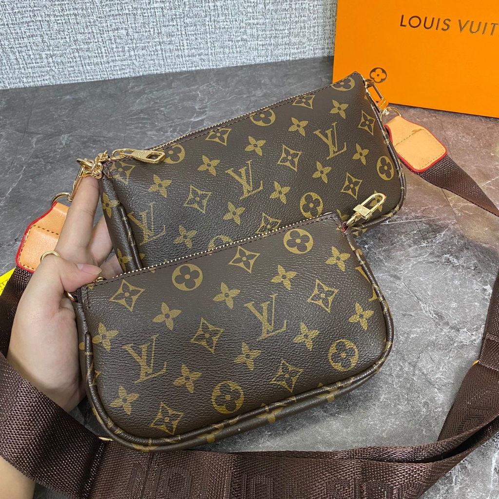 L¤uis Vuitton Multi Pochette 6012 (3in1) (FreeKantongKain+BubbleWrap)